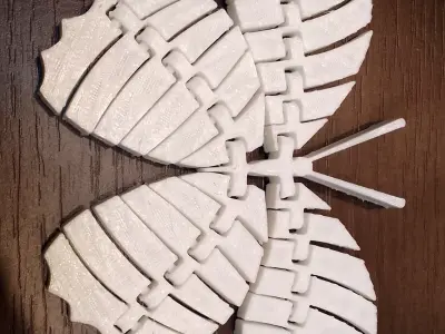 Articulated Butterfly 3D print model