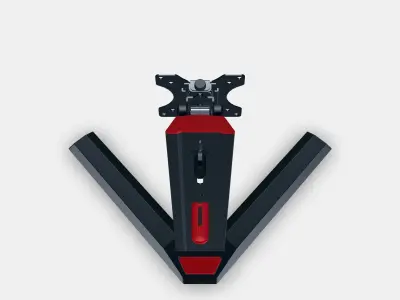 Rapture Monitor Arm TURRET SX - fekete Low-poly 3D model