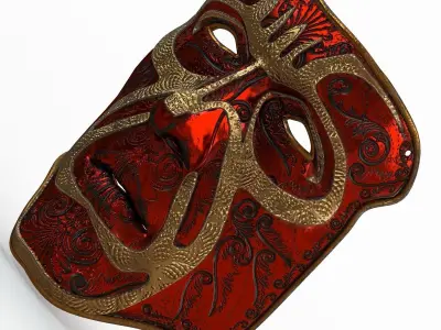 Metal Mask 3 3D model