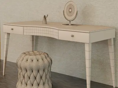 Dressing table 3D model 14