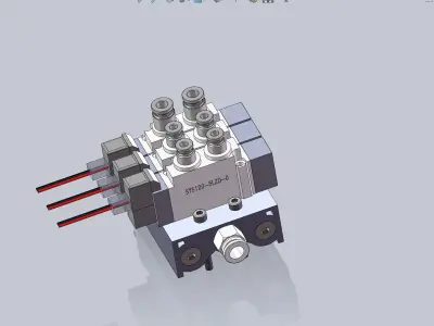 Camera adjusting mechanism 3D model