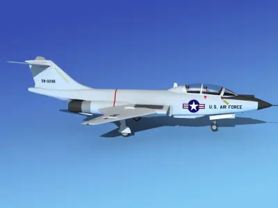 McDonnell F-101B Voodoo V09 3D model