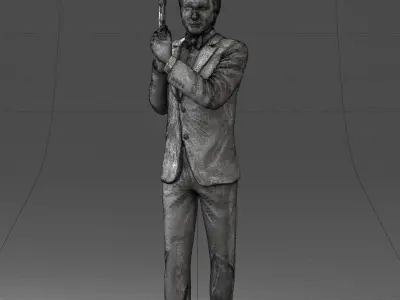 000040 Secret agent 1207 3dp 3D print model