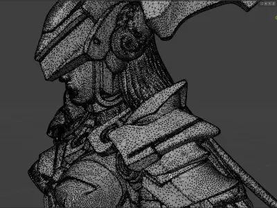 37 Science Fiction Design - Mech Warrior 3D model