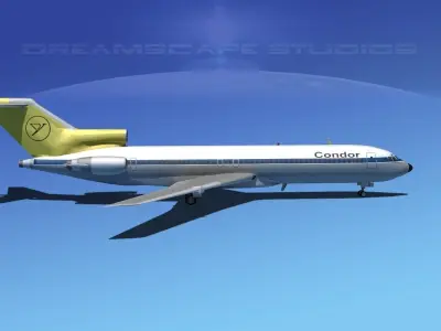 Boeing 727-200 Condor Airlines 3D model