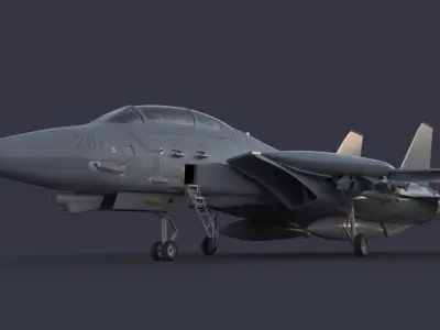 F 14 Tomcat 3D model