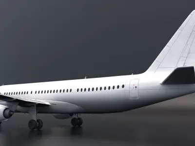 Airbus A320 Template v2 3D model