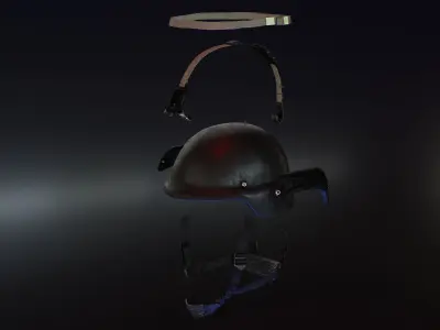 PASGT Helmet Low-poly 3D model