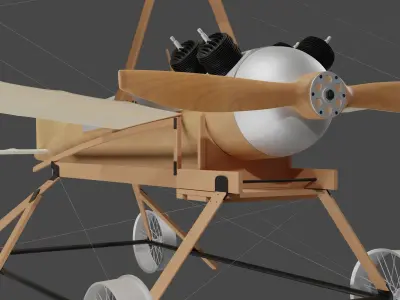 KETTERING BUG - FORERUNNER to the CRUISE MISSILE - 3D model