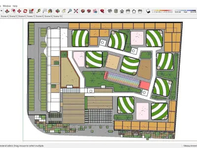 Sketchup Kindergarten A10 3D model