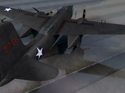 Douglas P-70 Nighthawk 3D model