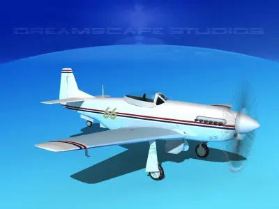 P-51 Mustang Sport V13 3D model