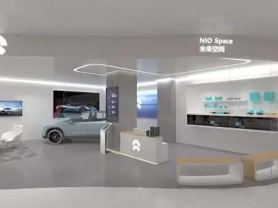 NIO Auto Mall Exhibition Hall 3D model