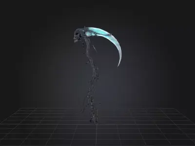 Melee Phantom Reaper - 3D Game Asset 3D model