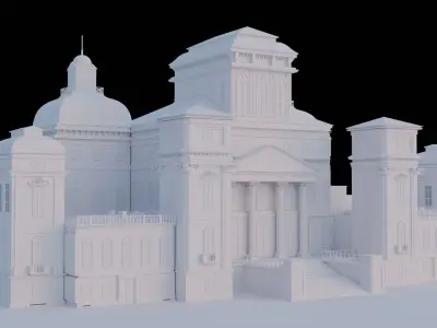 Castello di Racconigi - High-Quality 3D model