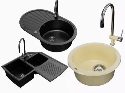 water channel sink 3D model