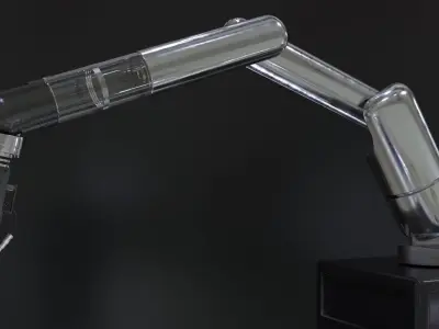 Robotic Arm Rigged 3D model