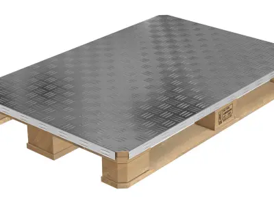 Euro pallet 3D model