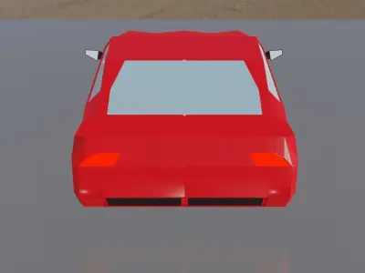 Lo Polly free 3d car  Free low-poly 3D model