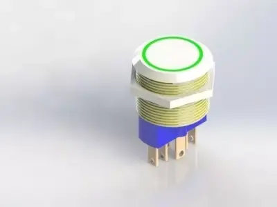 Anti vandal switch SS 3D model