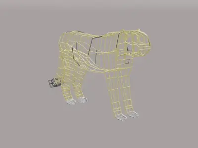 Cheetah Free low-poly 3D model