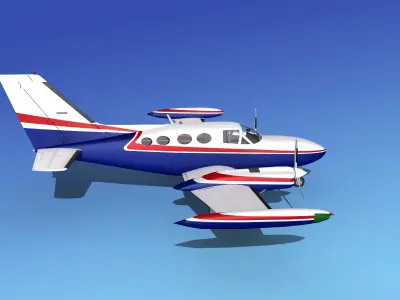 Cessna 421 Golden Eagle V17 3D model