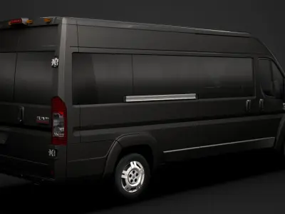 Ram Promaster Window Van 3500 HR 159WB EXT 2020 3D model
