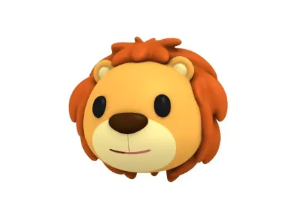 Lion Head 3D model