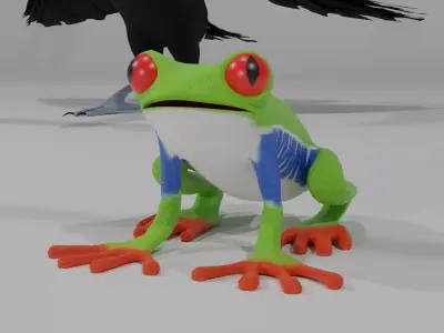 Rainforest Animals 3D model