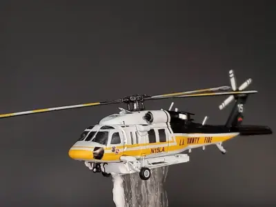 Sikorsky S-70 Firehawk 3D print model