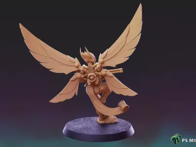Galaxy Elves - Male Vengeful Wasps Pose 3 3D print model