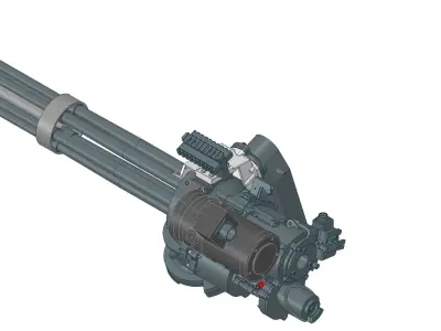m134 minigun 3D model