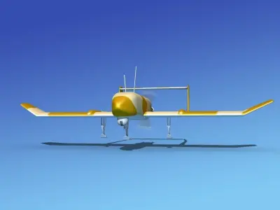 Mohajer 4 Drone V03 3D model