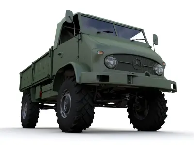 Mercedes Unimog S 404 1955 3D model