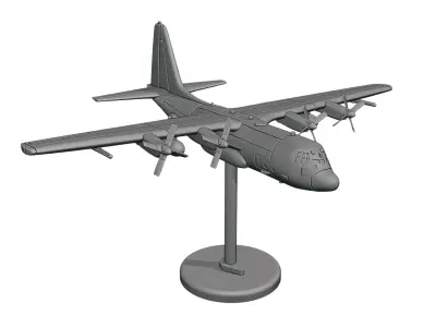 Lockheed AC-130U Spooky 3D print model