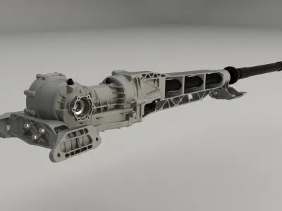 AUDI R8 Quattro front differential 3D model