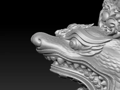 Dragon Cambodia Naga 3D print model 3D print model
