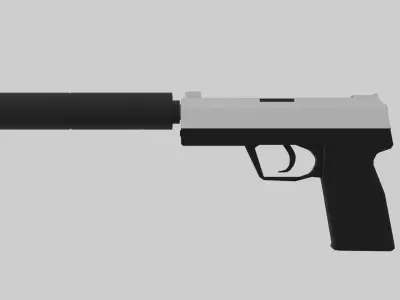 Modular USP Free low-poly 3D model