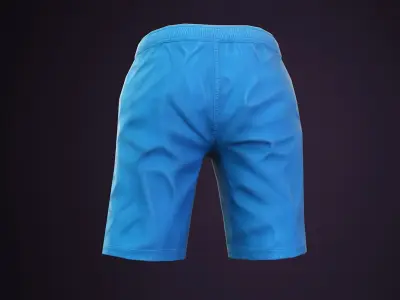 Beach Shorts 3D model