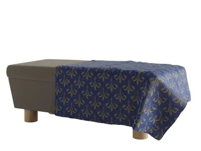 Bench Free 3D model 5