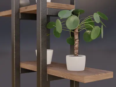 Modern Plants Stand  Free 3D model