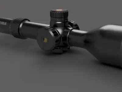 Optical scope X20 power 3D model