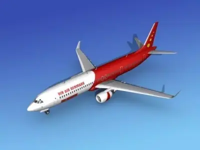 Boeing 737-900ER Vin Air Denmark 3D model