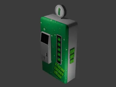 Call of Duty Style Perk Machines Free low-poly 3D model