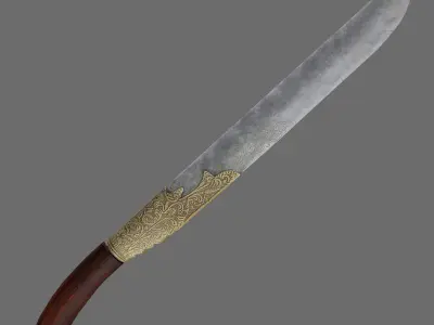 Arabian knife 3D model