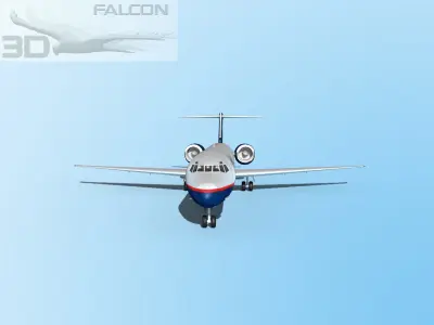 Falcon3D-MD 80 AeroMexico 2 3D model