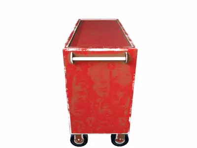 Tools Trolley Low-poly 3D model