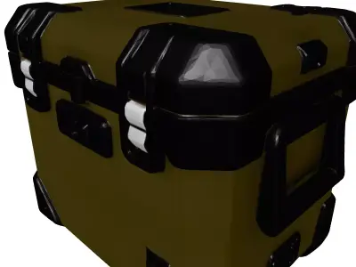 Rugged Tactical Storage Box 3D model