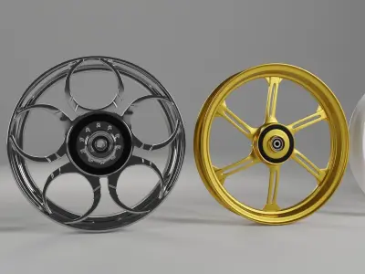 Motorcycle Mags Set Free 3D model