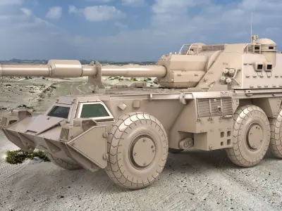 G6 Rhino Clay Vray 3D model 3D model